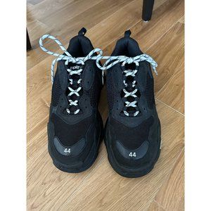 Balenciaga Black Triple S Shoes Men Size 12 US